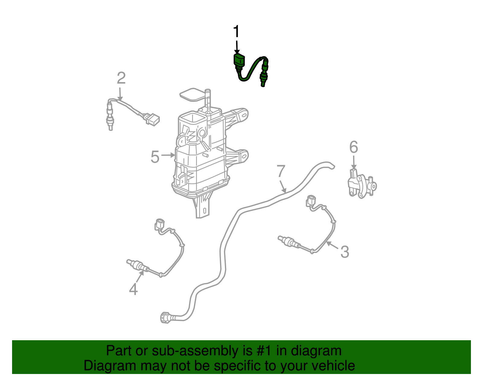 Sensor Assembly, Htd Oxygen - GM (12581688)