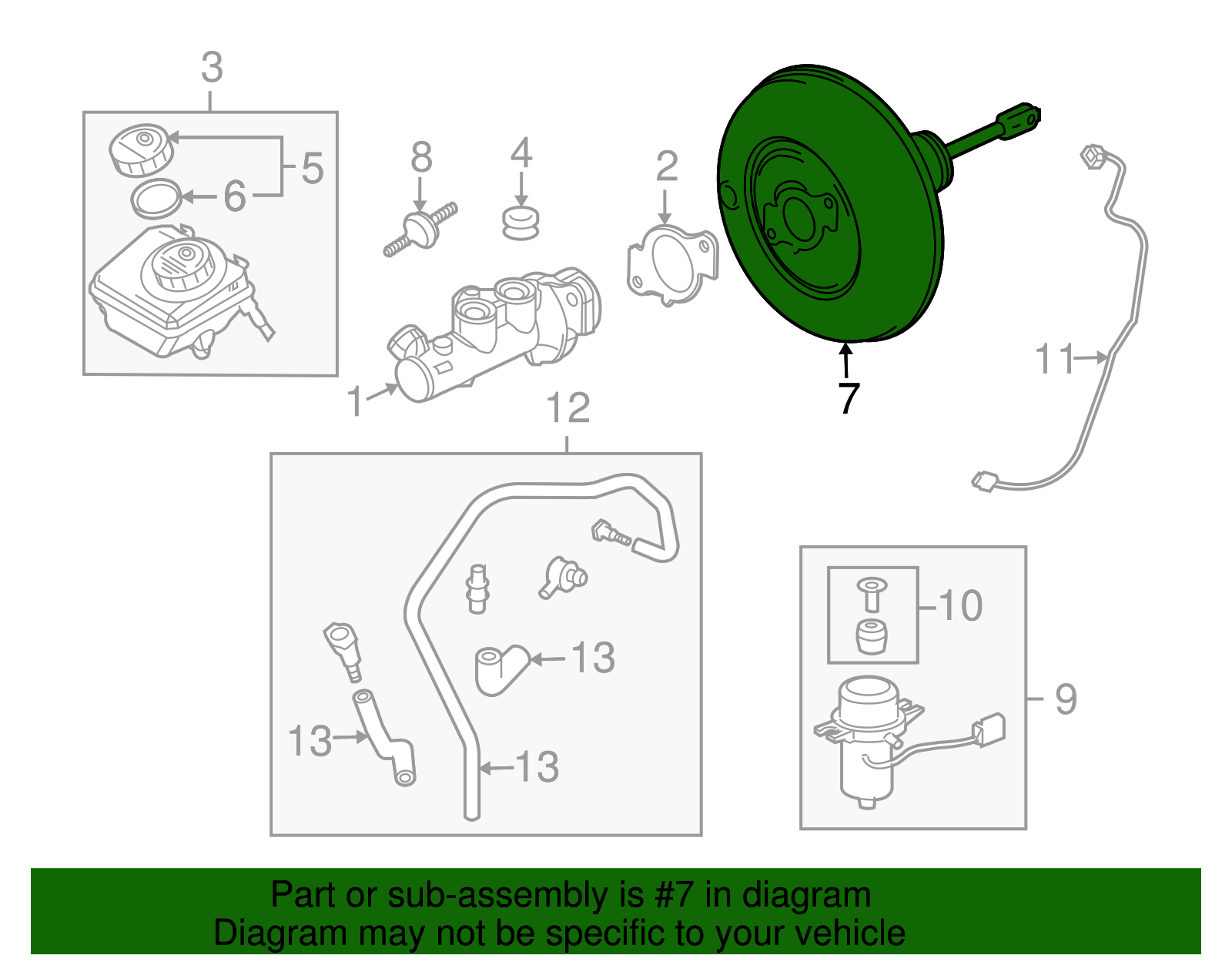 Booster, P/B - GM (93189714)