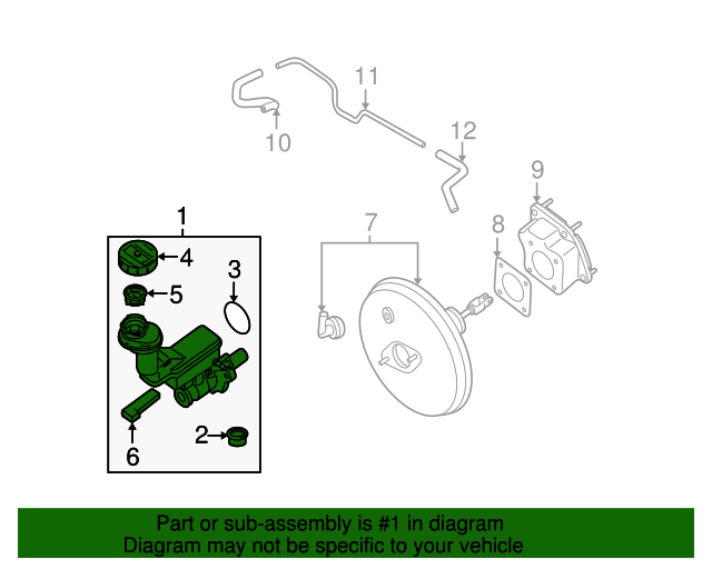20082015 Nissan Master Cylinder D6010JG80B Nissan Parts Plus