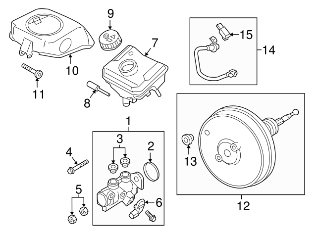 2006-2023 Audi Master Cylinder Repair Kit 5G0-698-459 | Audi USA Parts