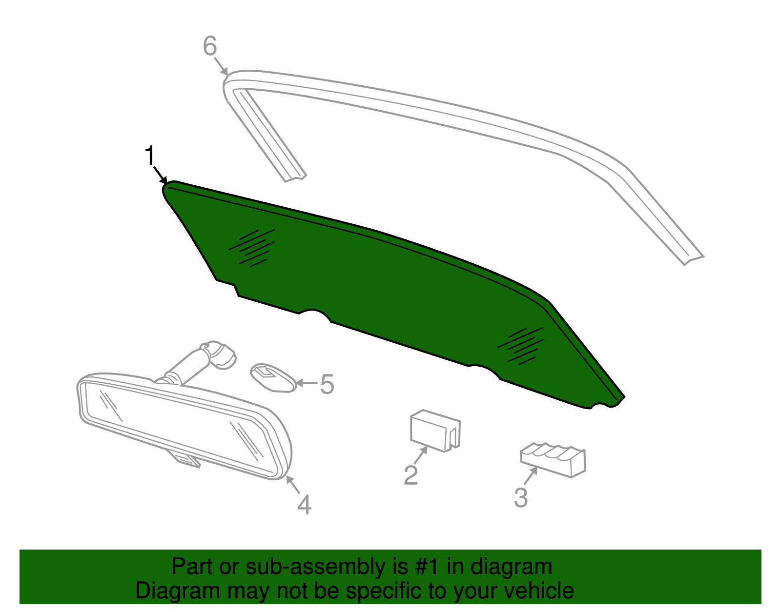 Windshield, - GM (92209196)