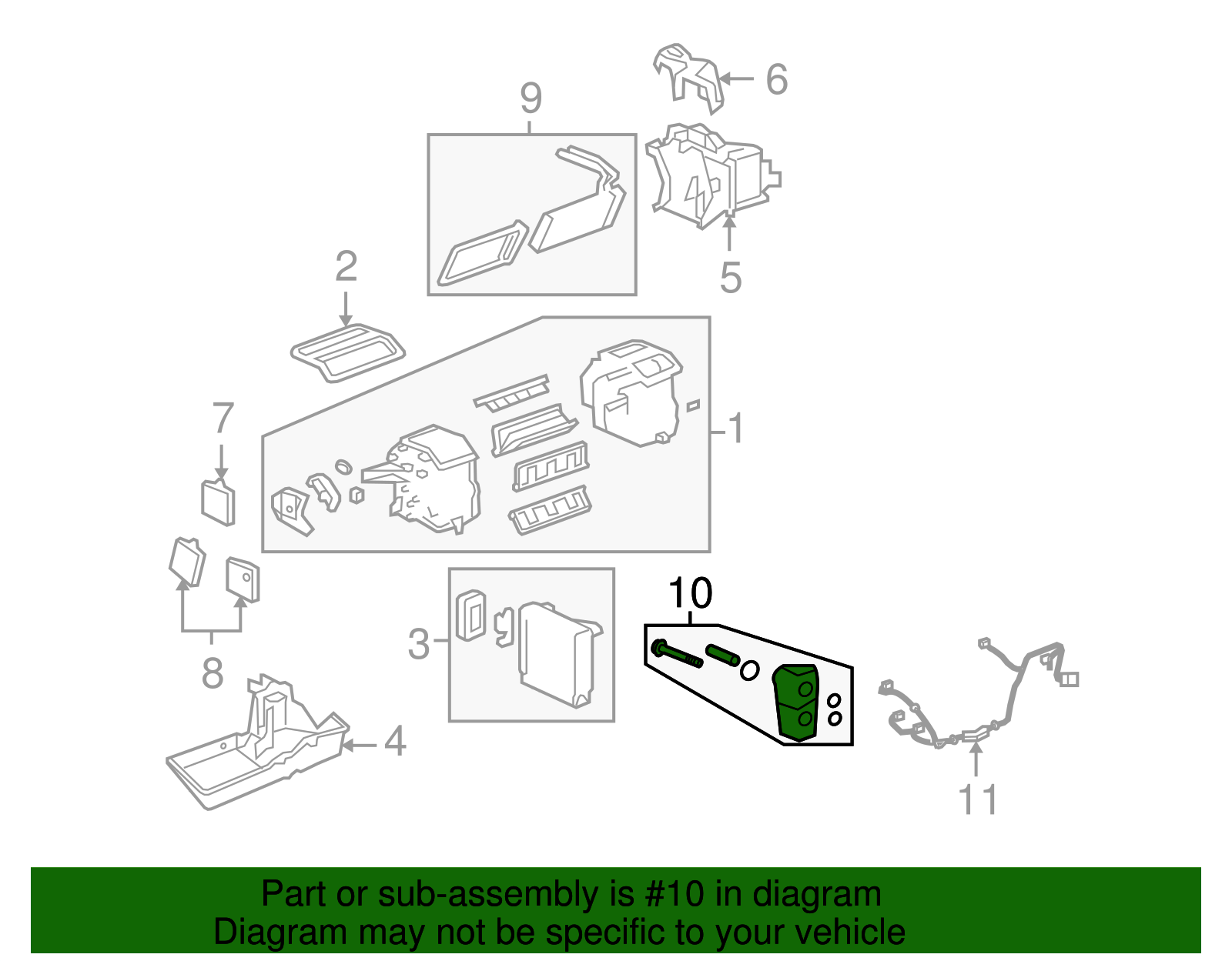 Air Conditioning Thermal Expansion Valve Kit with Valve Seals, Valve, Stud, and Bolts - GM (89025005)