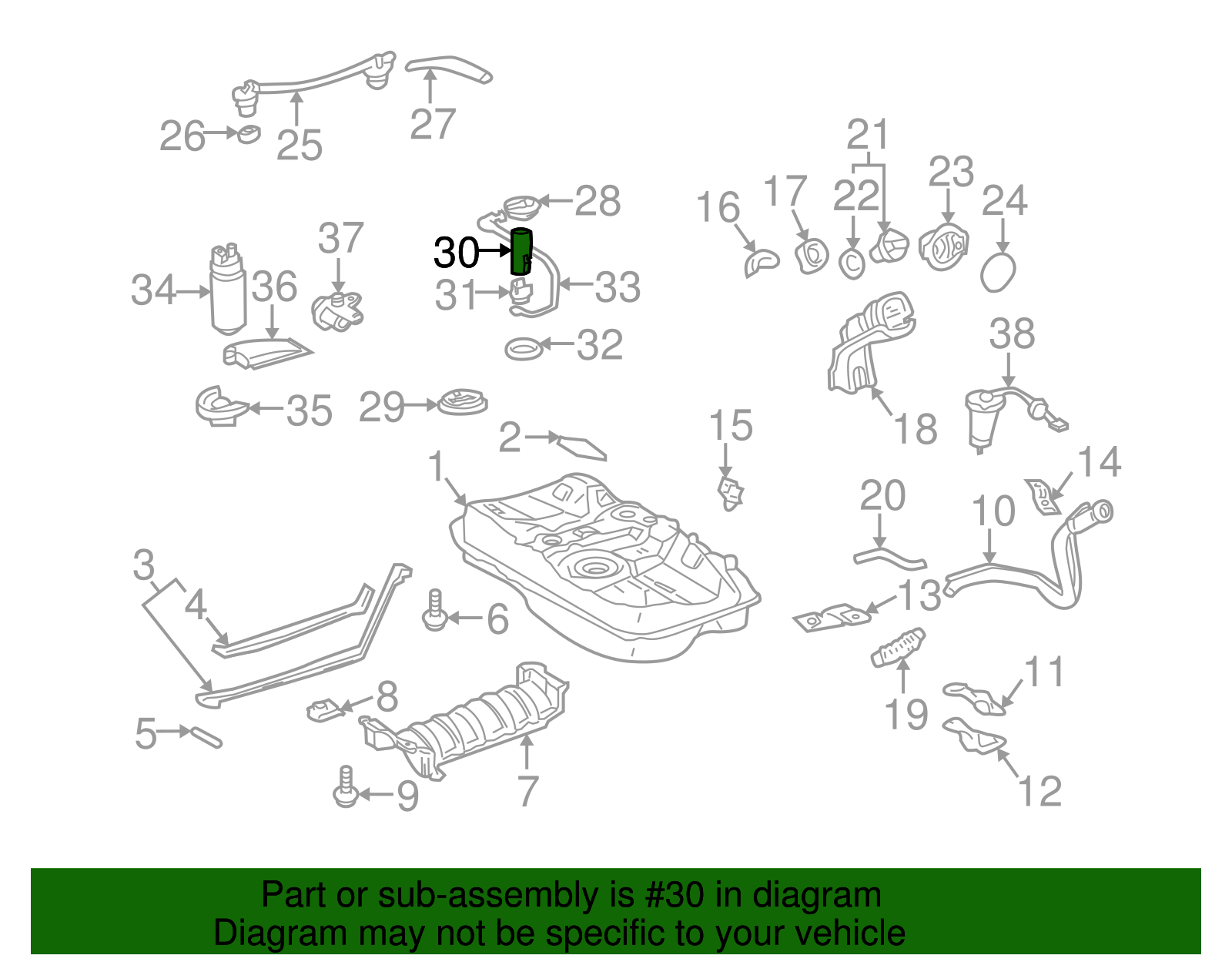 Filter; Filter Assembly - Scion (23300-0A020)