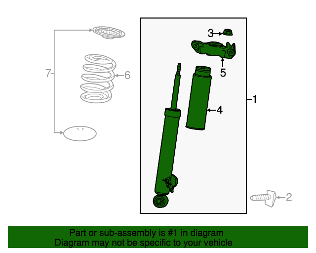 Genuine Shock Assembly for 32022312 | Over 30% Off All Genuine