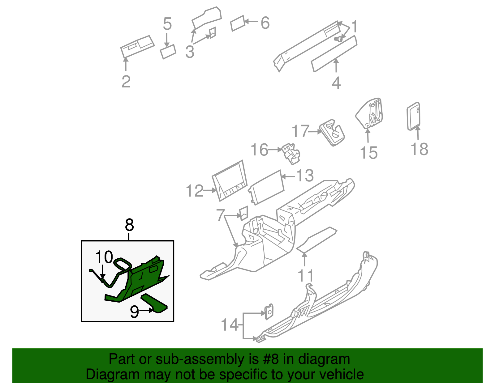 Lower Panel - Volkswagen (7L6-858-903-BA-23T)