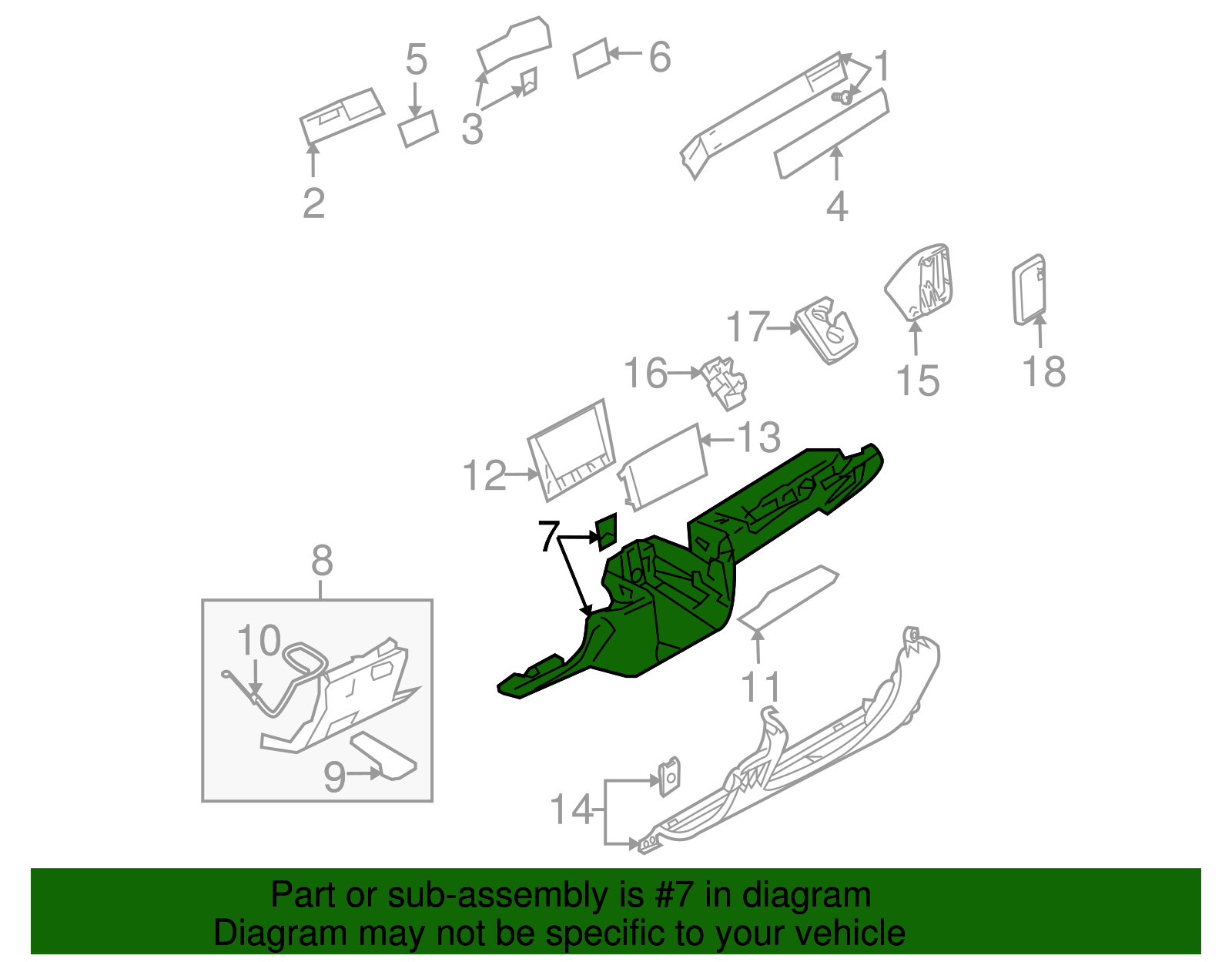 Lower Panel - Volkswagen (7L6-858-927-D-23T)