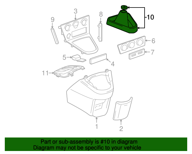 20032006 Toyota Matrix Shift Boot 5880812230B0 OEM Parts Online