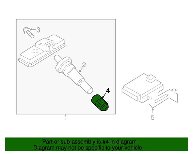 20122024 Hyundai Valve Stem Cap 529372V100 OEM Parts Online