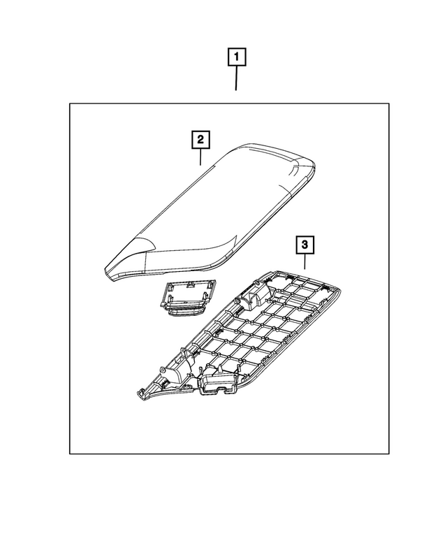 2024 Dodge Charger Daytona Armrest Close Out 68711962AB | Mopar eStore
