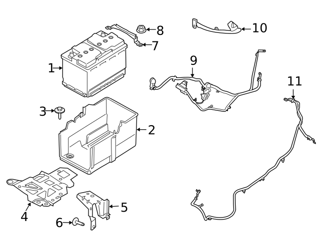 Genuine OEM Ford Part - Hold Down Clamp JX6Z-10718-A | Genuine OEM Ford ...