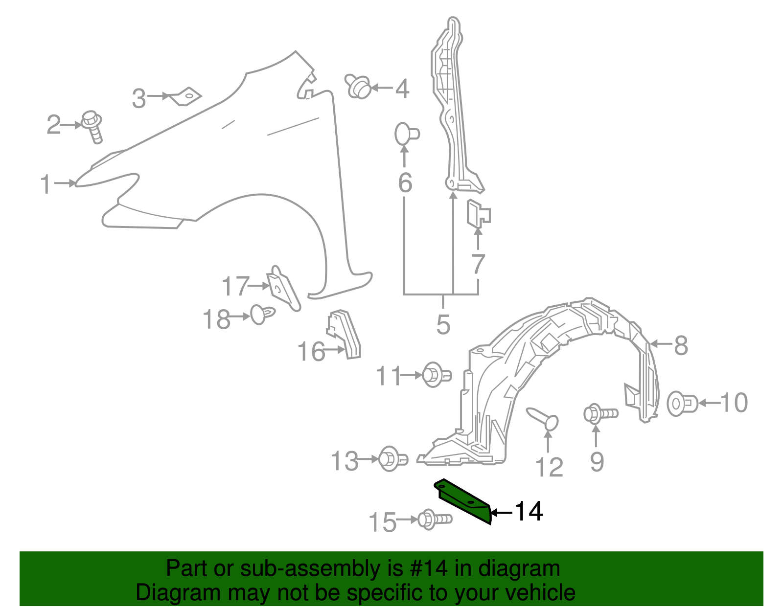 Pad - Scion (53852-12130)