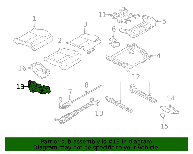 20192021 Volvo Seat Switch Passenger Side (RH) 31419930