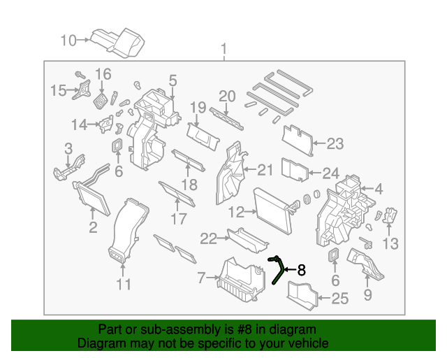 979131U000 Drain Hose 20112013 Kia Sorento Kia.Parts Store