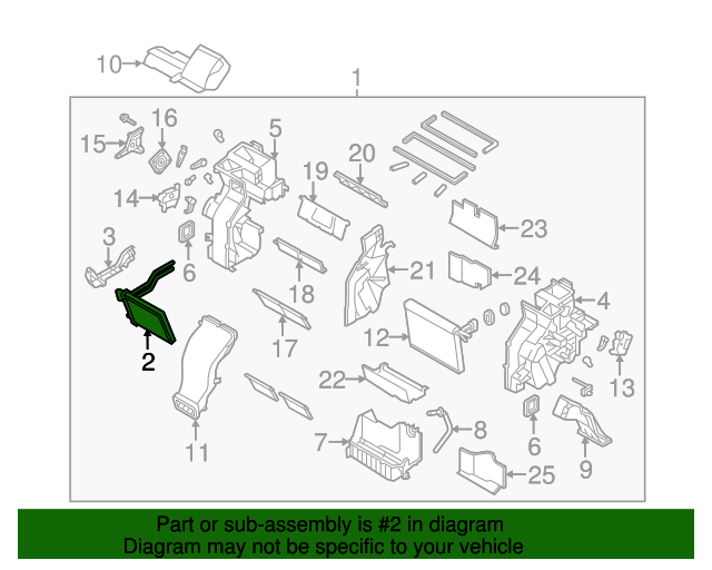 20112013 Kia Sorento Heater Core 971381U000 OEM Parts Online