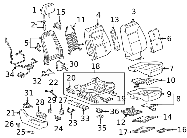 2023 Chevrolet Silverado 1500 Cushion Cover 84855559 | TascaParts.com