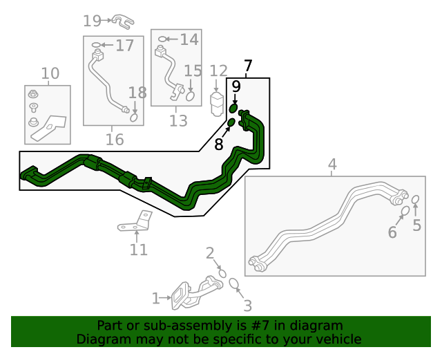 2017-2023 Audi Rear Pipe 4M0-816-885-G | OEM Parts Online 