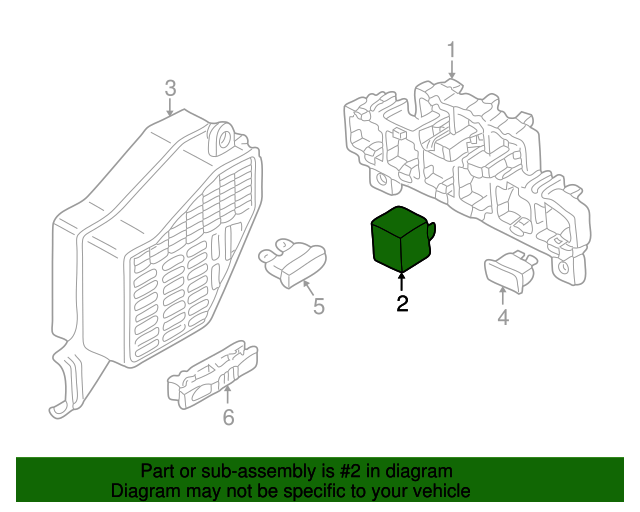 8E0907307F Powertrain Control Module Relay 20072009 Audi Audi