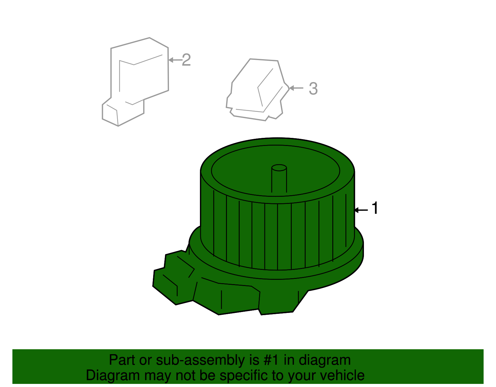 Blower Motor - Buick (25770668)