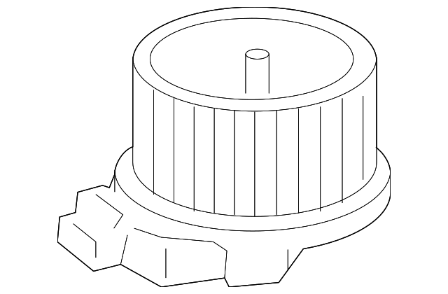 Blower Motor - Buick (25770668)