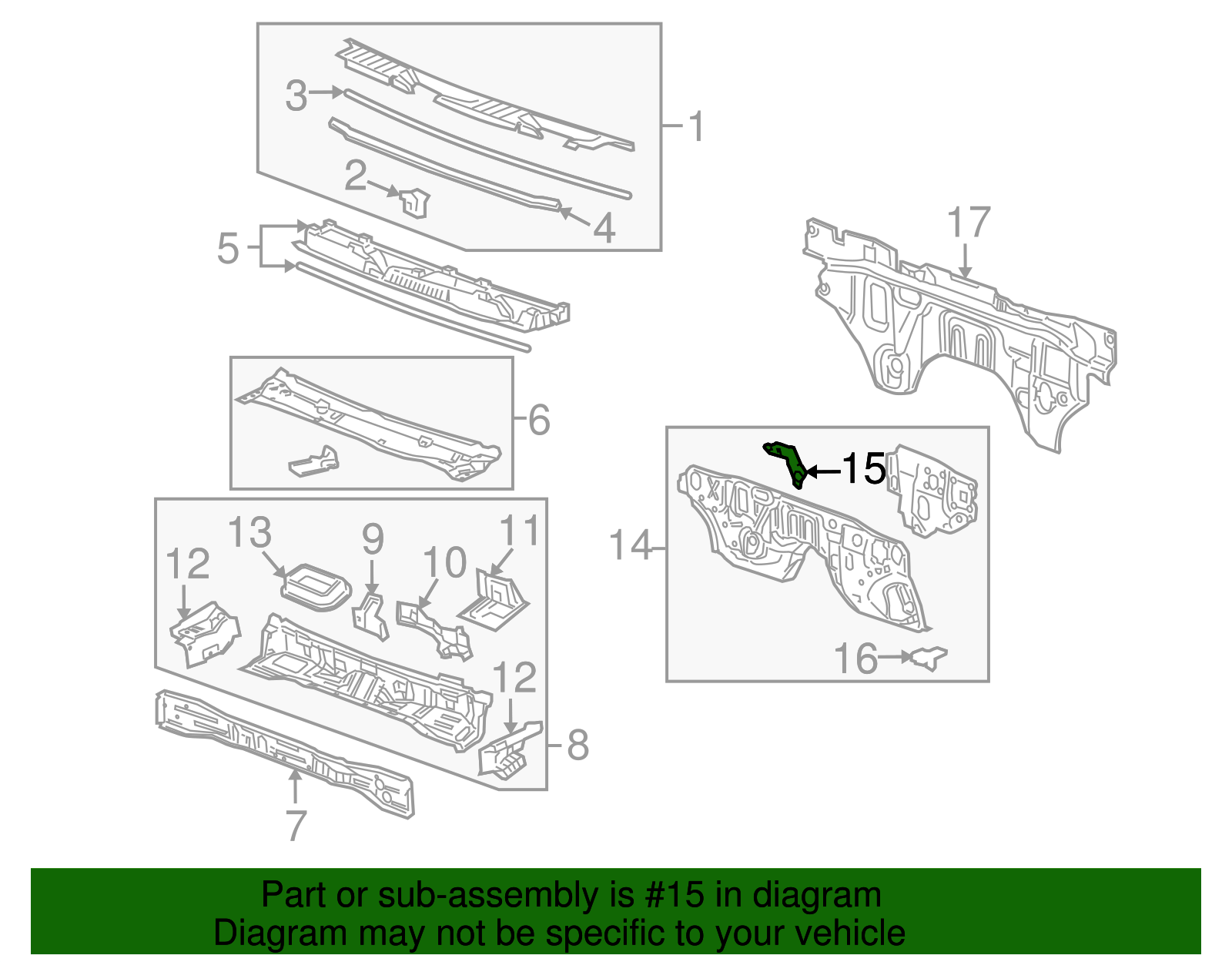 HVAC Blower Motor Bracket - GM (97245679)