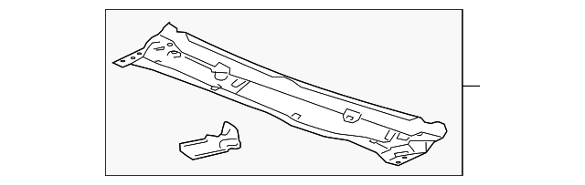 Plenum Upper Panel - GM (15816093)