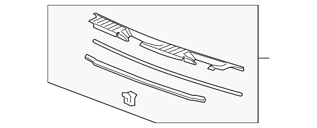 Air Inlet Grille Panel (15840842)