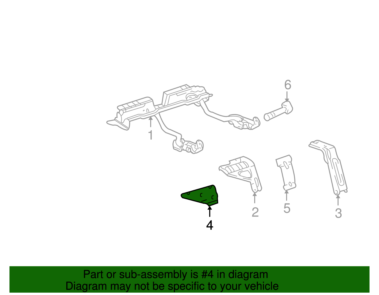Cover, R/Seat Rsr Fin *Graphite - GM (88938533)