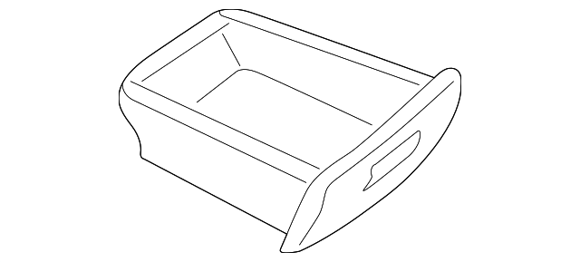 Tray Assembly, P/Seat Stor                    *Ebony - GM (12459691)
