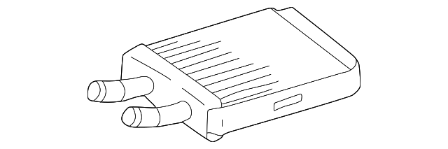 Genuine Hyundai 97221-22000 Heater Core and Seal Assembly Genuine Hyundai 97221-22000 Heater Core and Seal Assembly