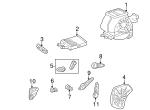 Genuine Hyundai 97221-22000 Heater Core and Seal Assembly Genuine Hyundai 97221-22000 Heater Core and Seal Assembly