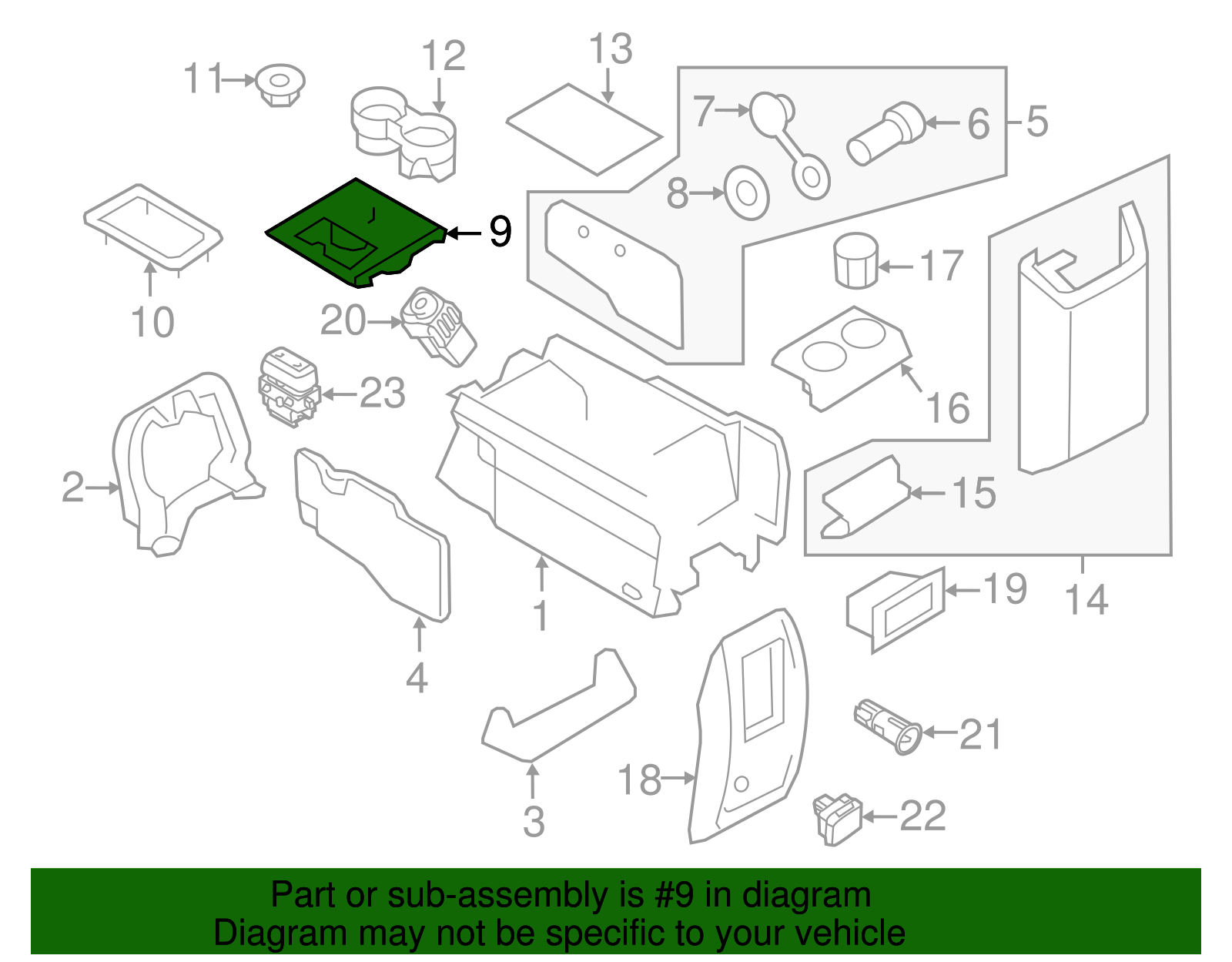Finish Panel - Ford (GL7Z-78045A76-CA)