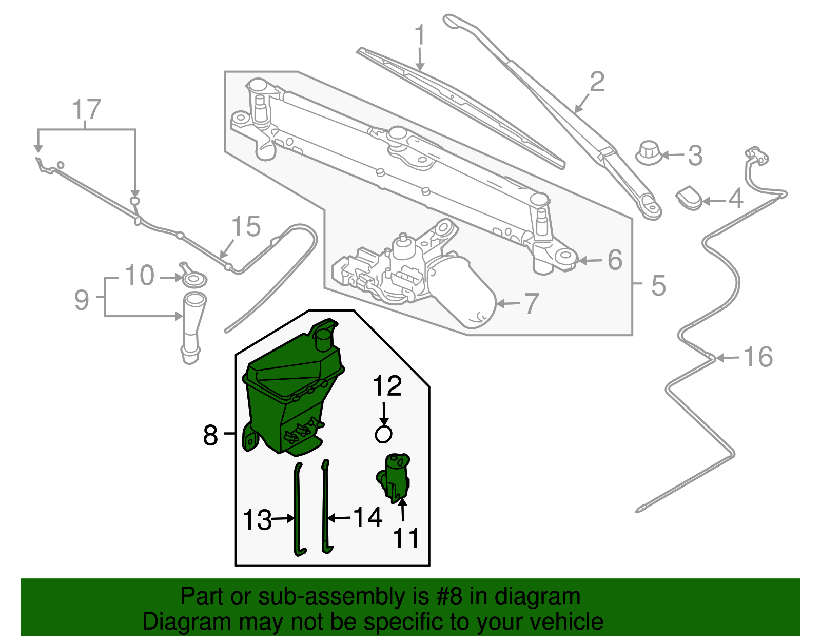 Container Assembly, Wswa Solv - GM (95991490)