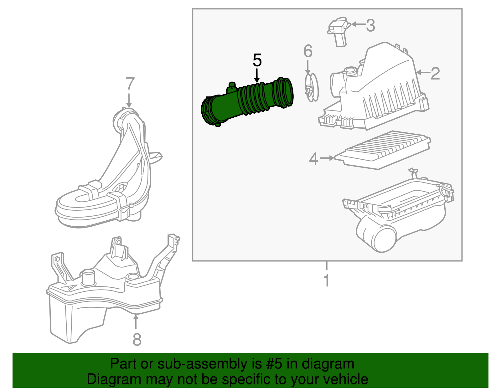 Air Hose - Scion (17880-37210)