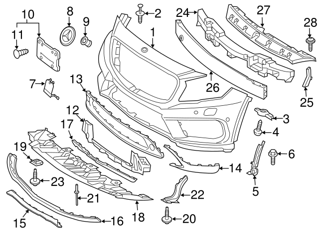 Genuine Mercedes-Benz Lower Support 156-885-36-00 Genuine Mercedes-Benz Lower Support 156-885-36-00