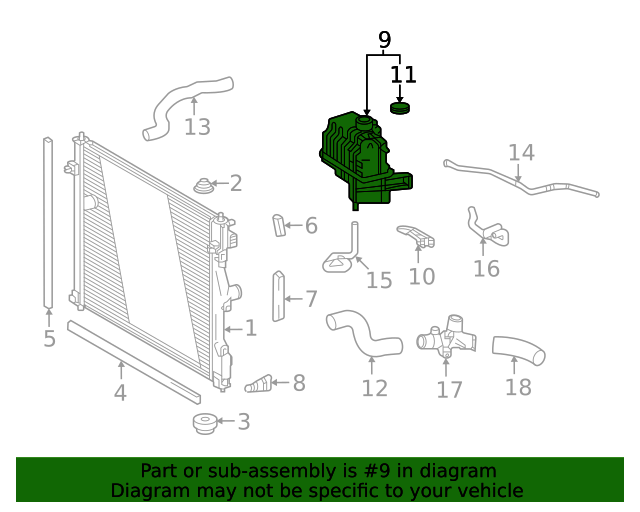 20212024 Toyota Mirai Reservoir Tank G91H062020 Sparks Parts
