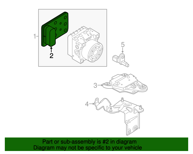 Genuine Audi 5Q0907375AE ABS Control Module FREE Shipping on