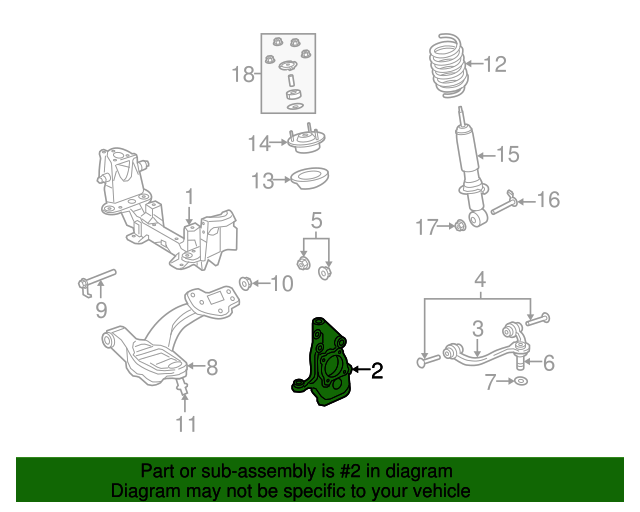 20032011 Ford Knuckle 5W1Z3K186A Blue Springs Ford Parts