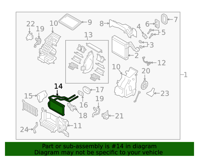20192020 Mazda Heater Core BDTS61A10