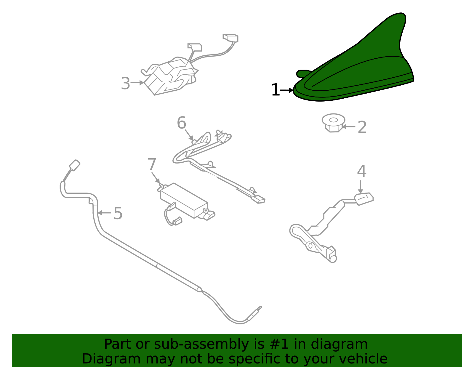 96210-L2910ABP - Antenna Assembly 2025 Kia K5 | Kia.Parts