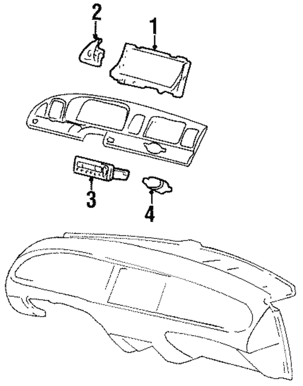 Instrument Cluster - Ford (YW1Z-10849-AA)