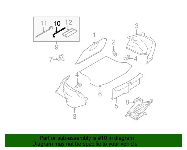 20072020 Nissan Lug Wrench 995452B501