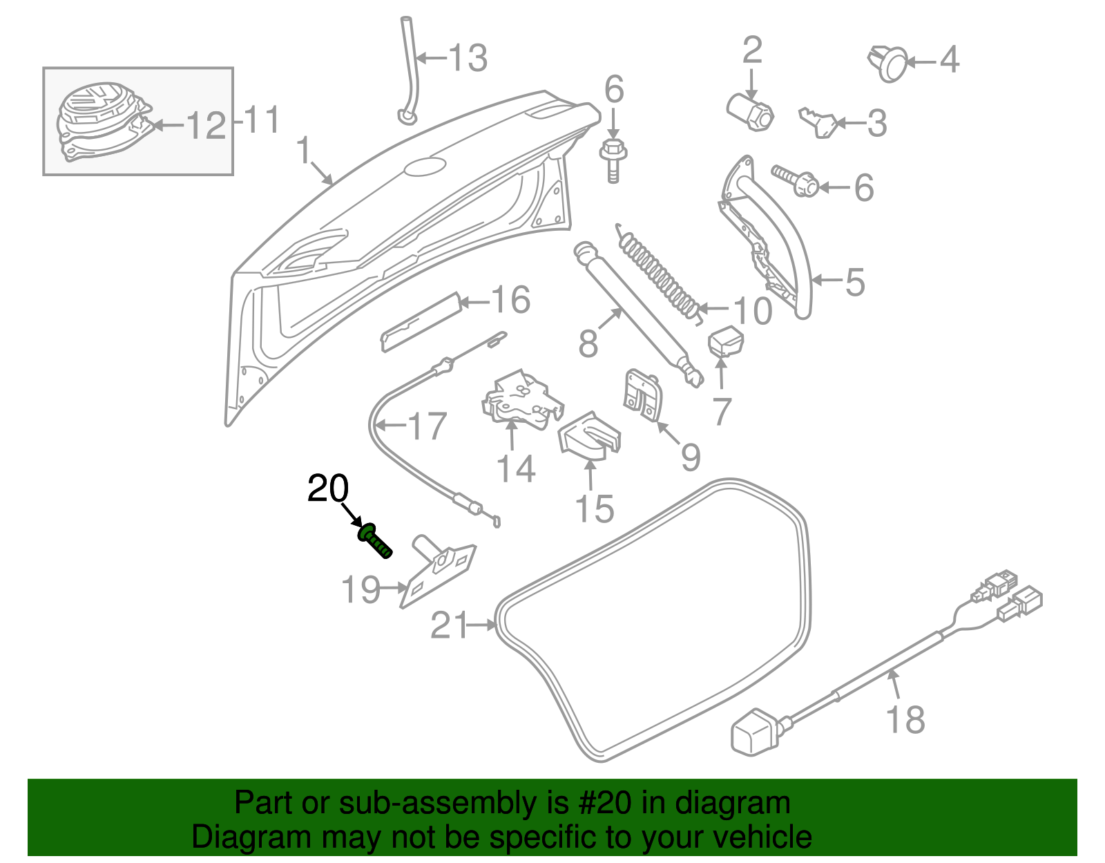 Striker Screw - Volkswagen (N-907-448-05)