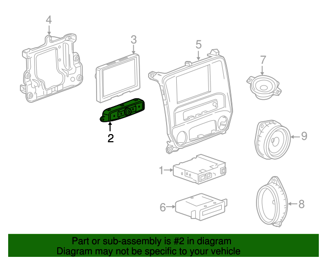 84119051 GM Radio Module Interface GM Parts Store