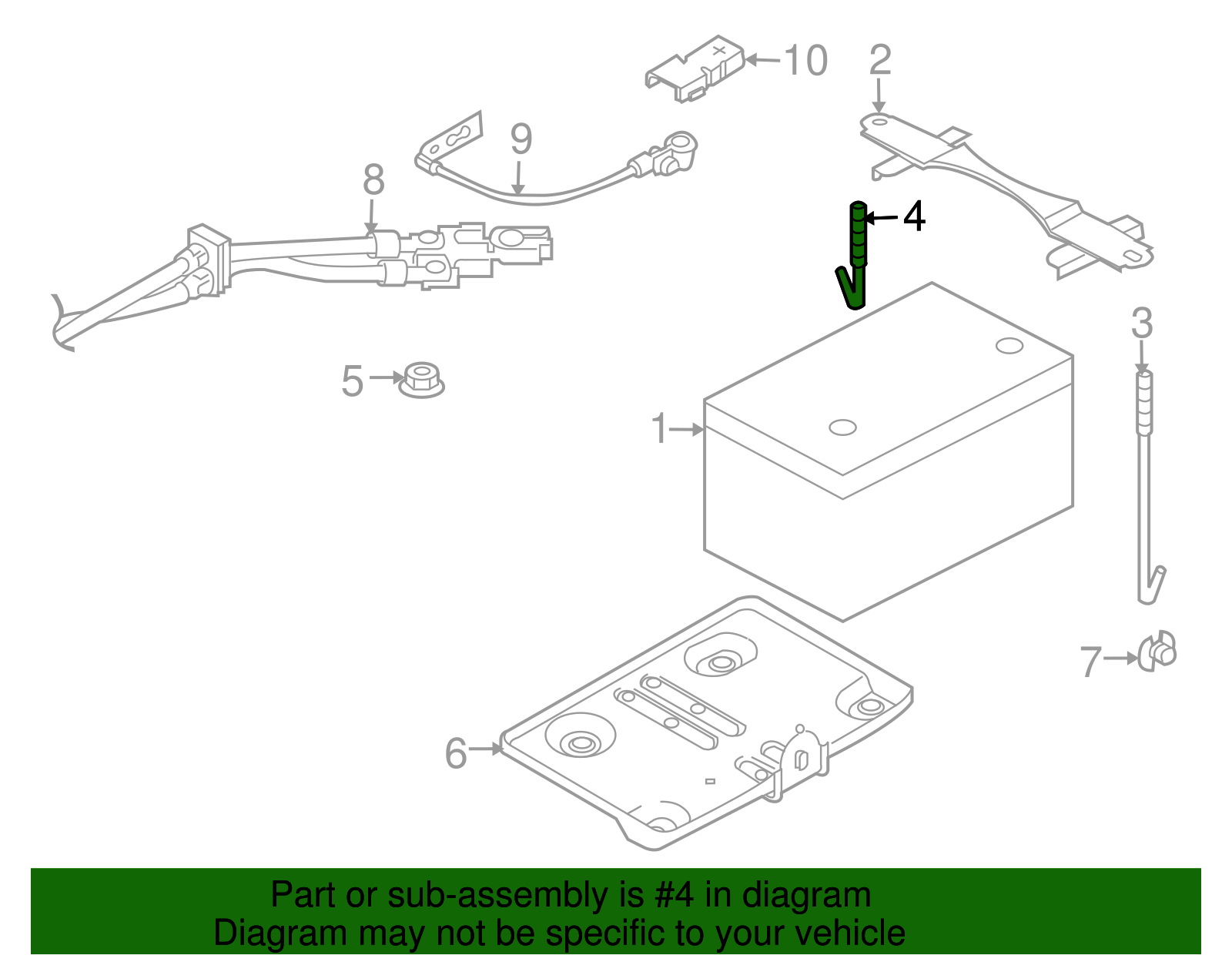 2003-2020 Infiniti Battery Rear Bolt 24425-8990D | Infiniti of Orland Park