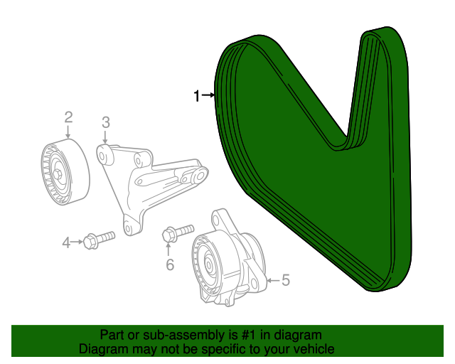 20152020 MercedesBenz VRibbed Belt 0039938596 MercedesBenz Parts