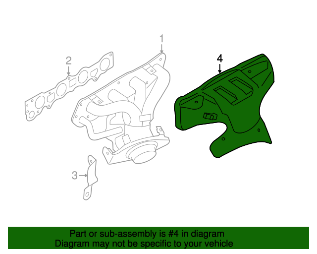 20122019 Nissan Heat Shield 165903HC0A Parts for Nissans
