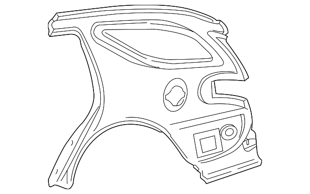 Quarter Panel - Ford (YF1Z-7427841-AA)