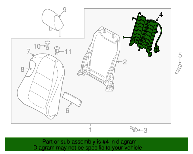 20162018 Mazda Lumbar Support KA0H8868Y