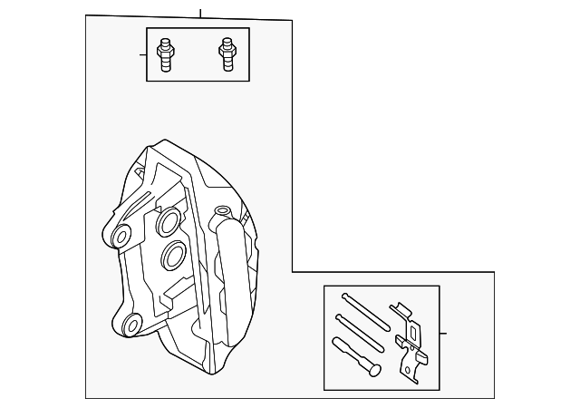 Genuine OEM Disc Brake Caliper Part# LR178878 Fits 2023-2024 Land 