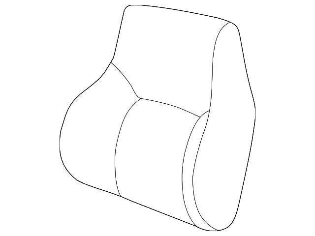 Cover Assembly, D/Seat Black Cushion     *Left Neutra*Neutral - GM (88893087)